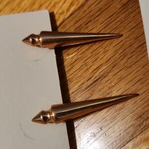 Rose Gold Wildfox Spike Earrings